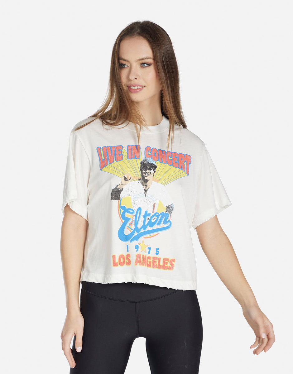 Lauren Moshi Women's Bess Elton John Dodgers - Blue - T-shirts