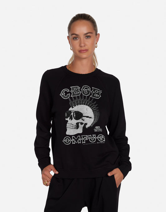 Anela Crystal CBGB Punk Skull