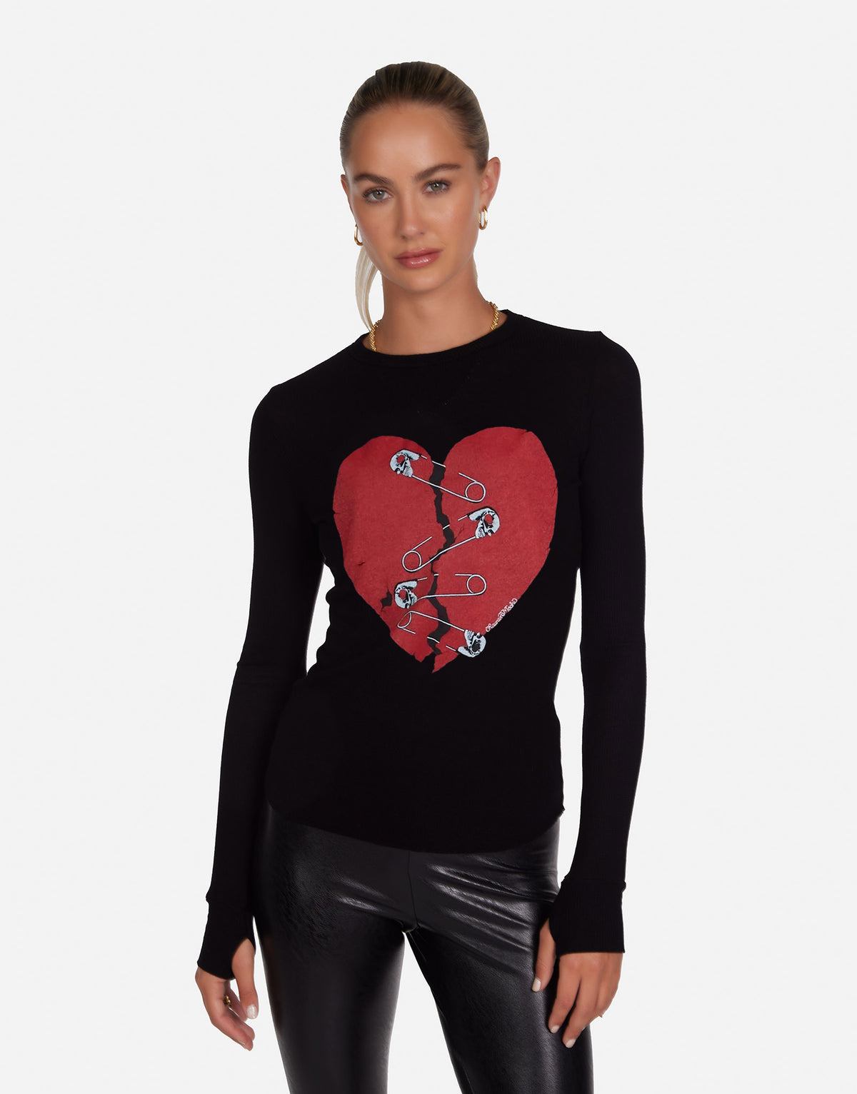 McKinley Safety Pin Heart